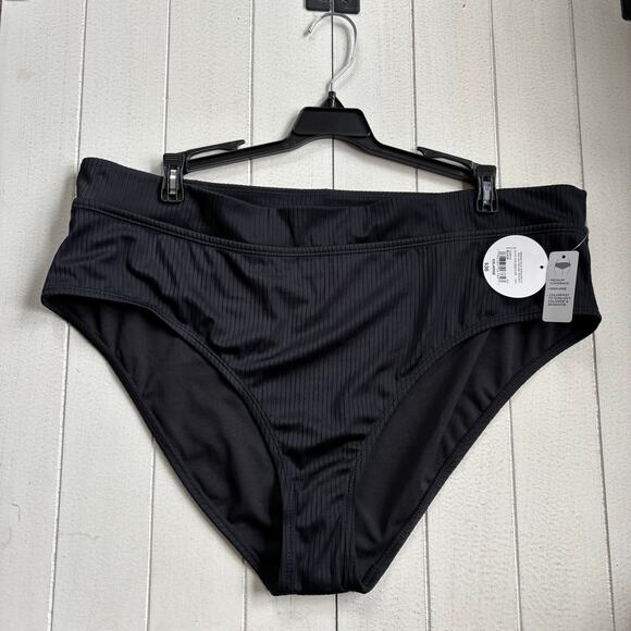 Swimsuit Bottoms Black Size 2X - Picture 1 of 4